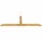 Ekena Millwork Portland Rough Sawn Timber Gable Bracket, Western Red Cedar, 108"W x 36"H x 2"D x 6"F, 8/12 Pitch GBW108X36X0206POR00RWR - alternate 4